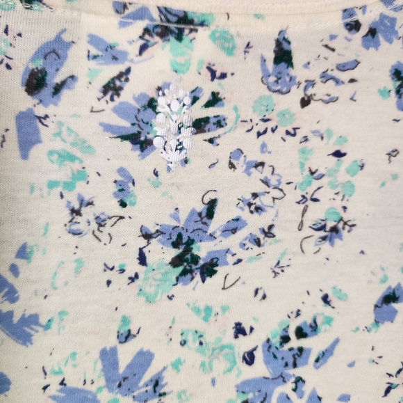 FP Movement x HATCH Love Floral Printed Tank Top Cornflower Blue Size XS - Picture 8 of 10